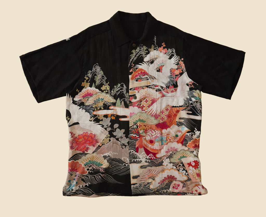 Kurotomesode Shirt - Yagi 4