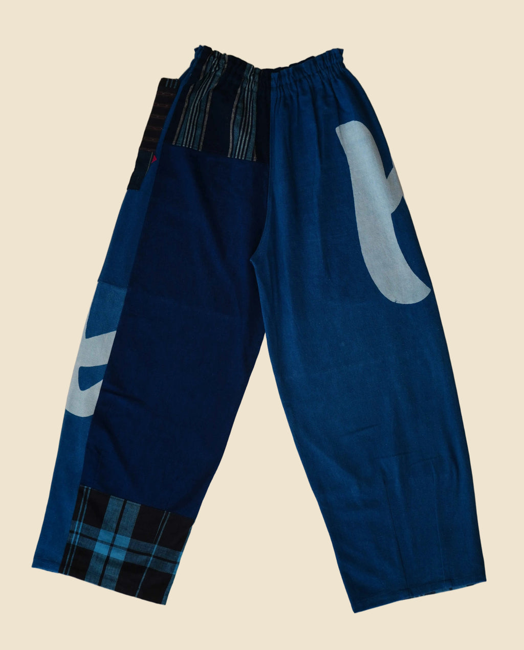 旗 Flag Remake Pants Blue Soft