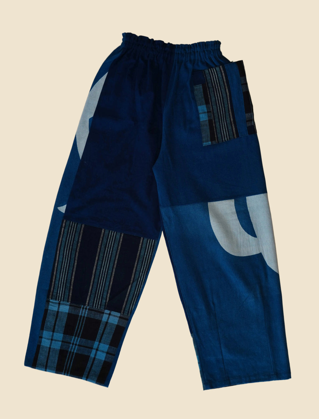旗 Flag Remake Pants Blue Soft