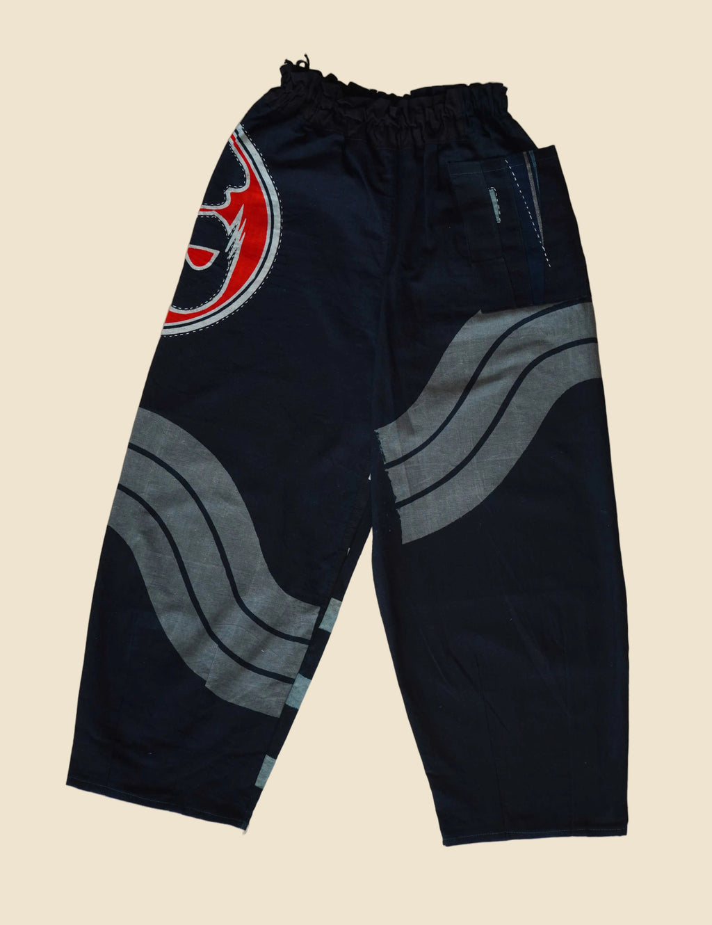 Hanten 半纏 Sashiko Pants