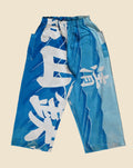 大漁旗　Fishing Flag Pants Light Blue