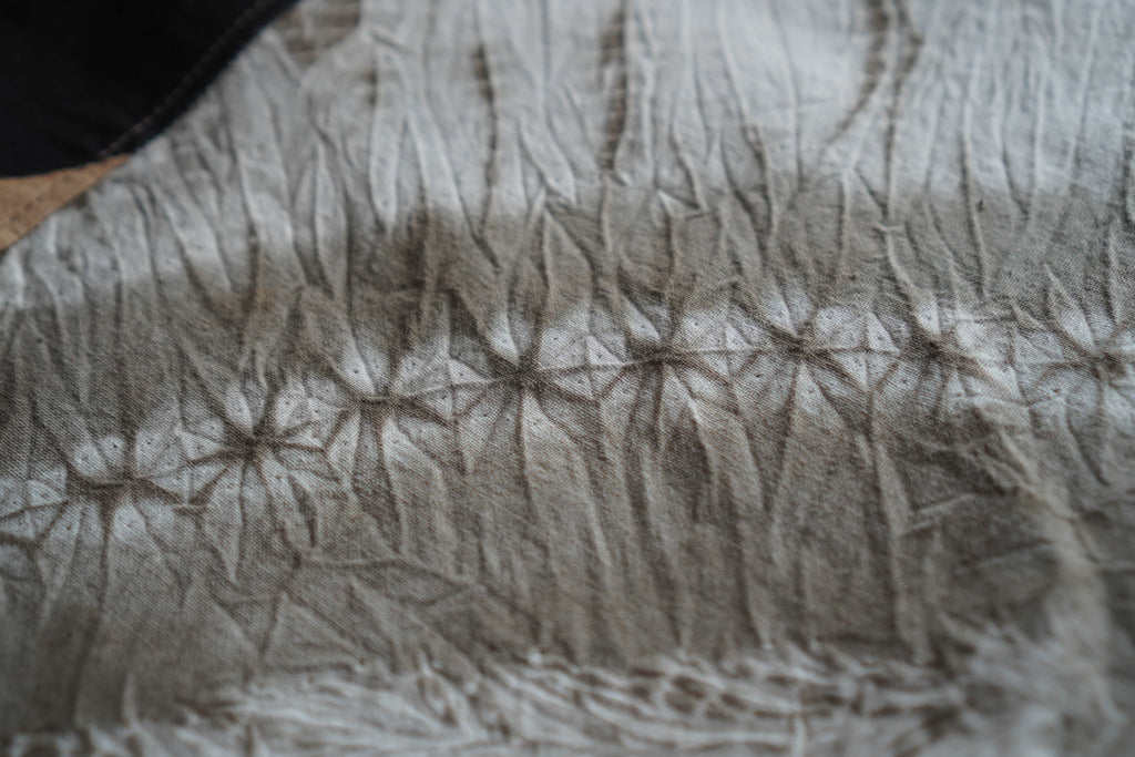 Kakishibu Split Shibori Pants