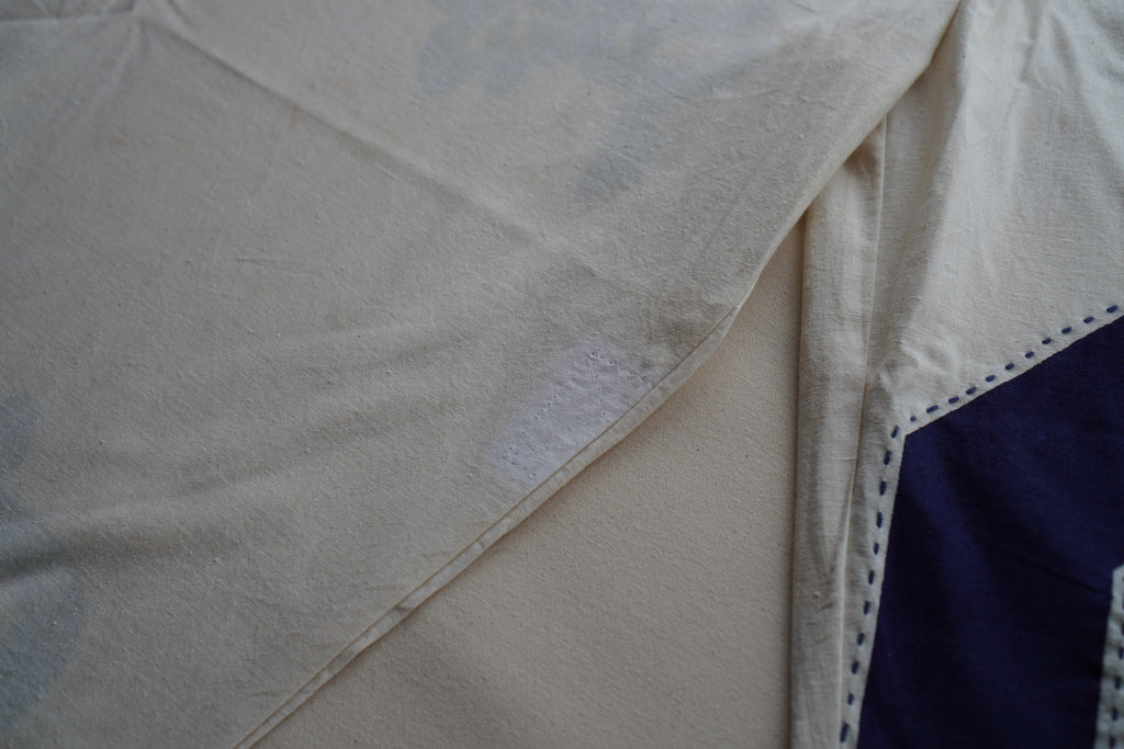 旗 Banner Pants Blue and White Sashiko