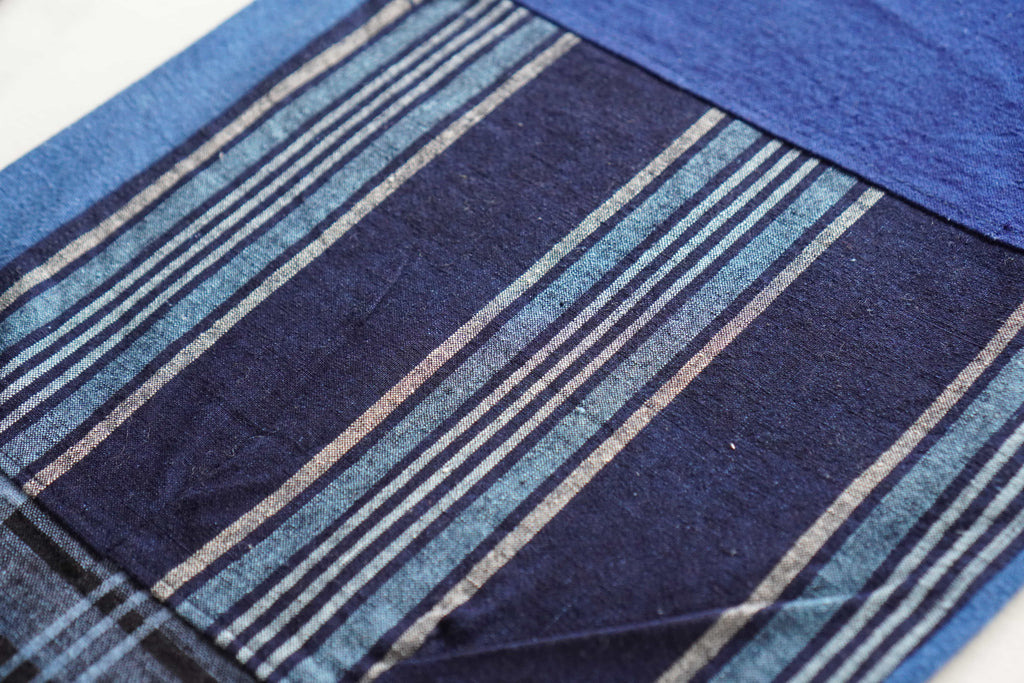 旗 Flag Remake Pants Blue Soft