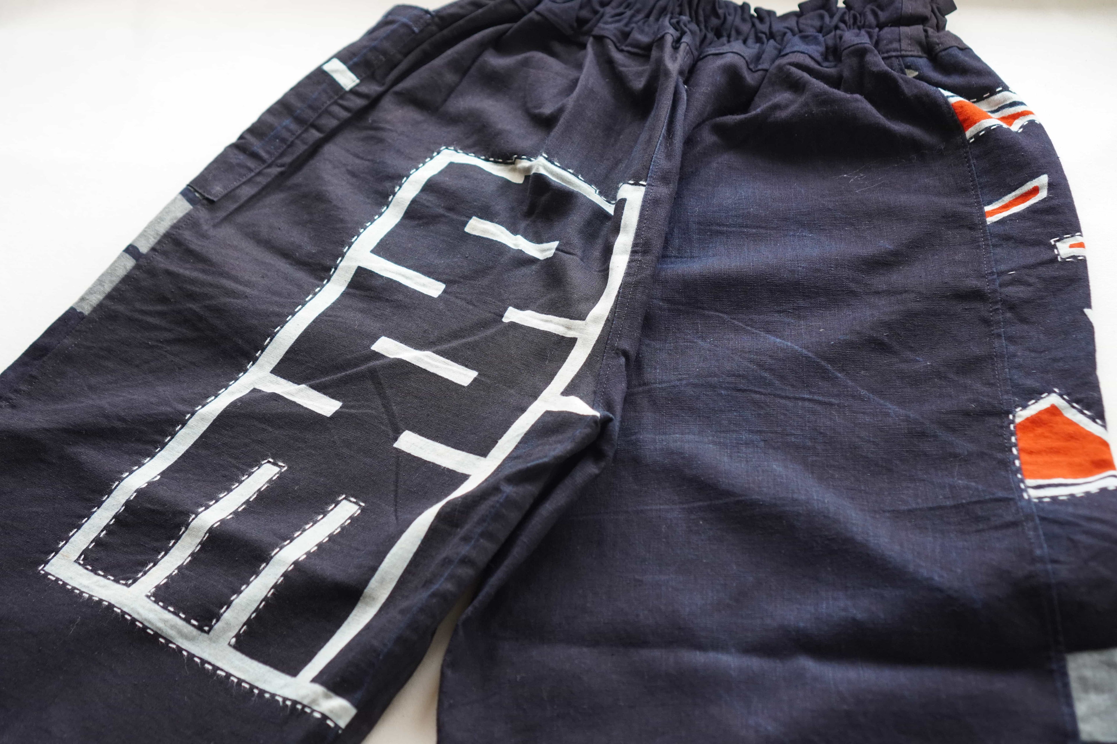 Hanten 半纏 Sashiko Pants