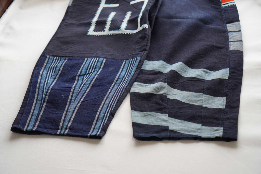 Hanten 半纏 Sashiko Pants