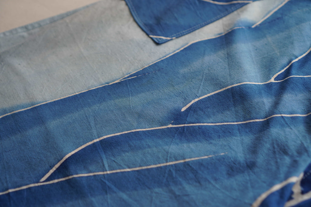 大漁旗　Fishing Flag Pants Light Blue